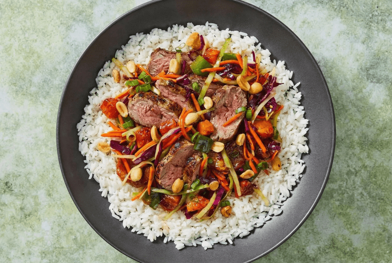 Sweet Soy-Ponzu Lamb Chop Stir-Fry