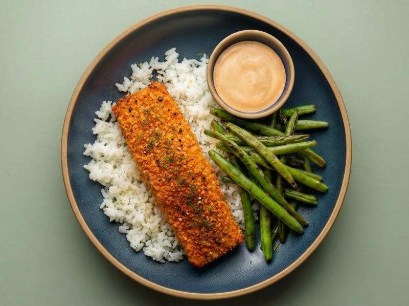 Honey Chili Crisp–Crusted Rainbow Trout