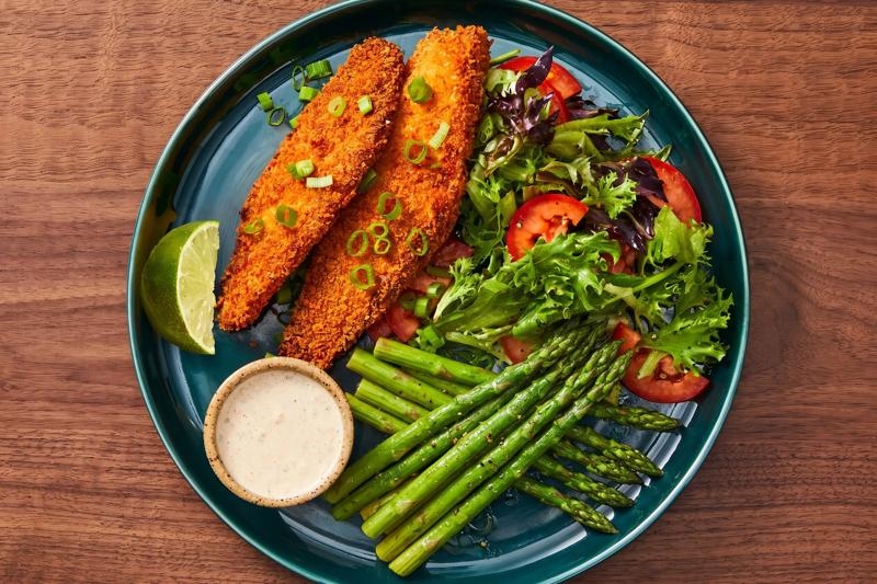 Crispy Tilapia with Remoulade Sauce