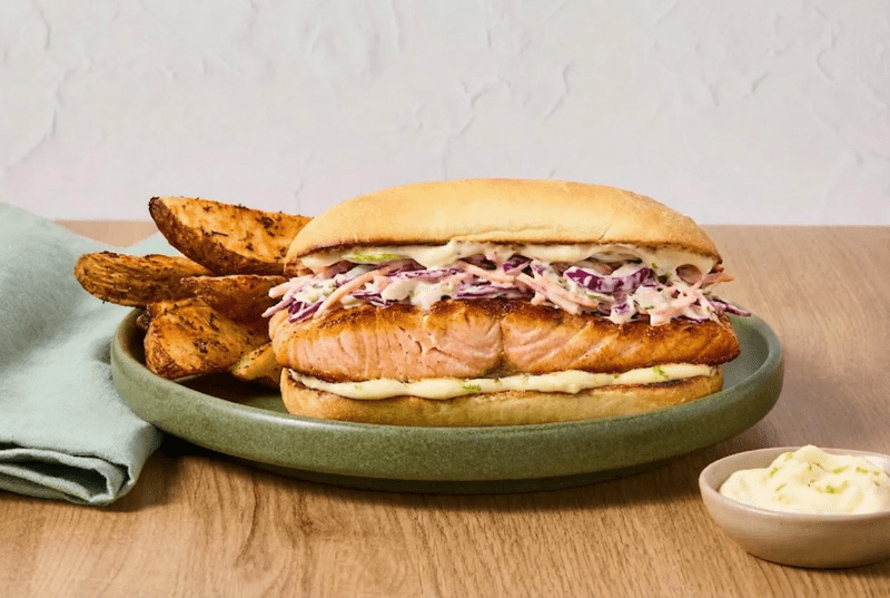 Cajun-Spiced Crispy Salmon Sandwiches