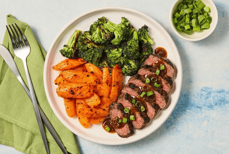 Sweet ’n’ Spicy Apricot Ranch Steak