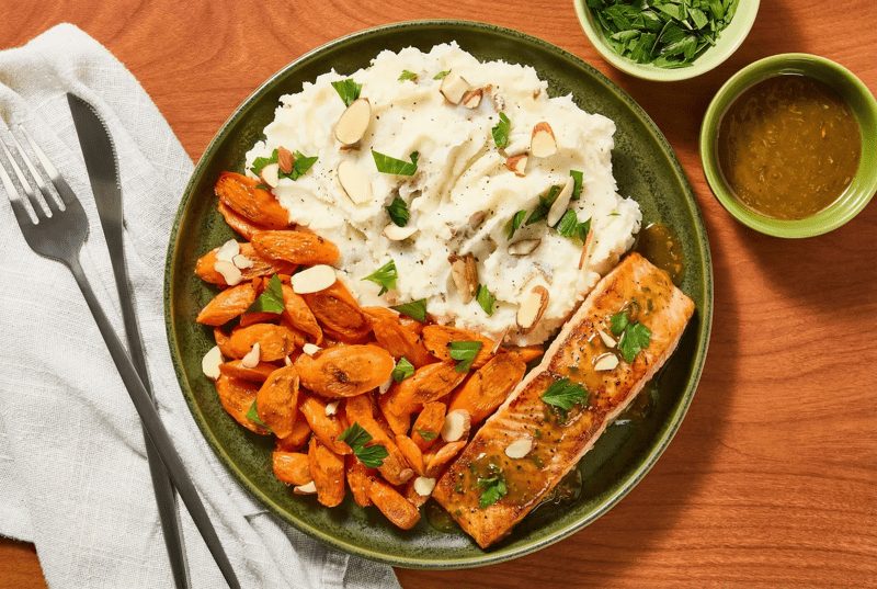 Dutch Salmon with Orange-Dijon Sauce