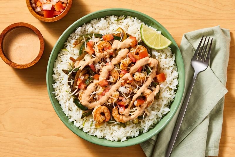 Tex-Mex Enchilada Bowls with 2x Shrimp