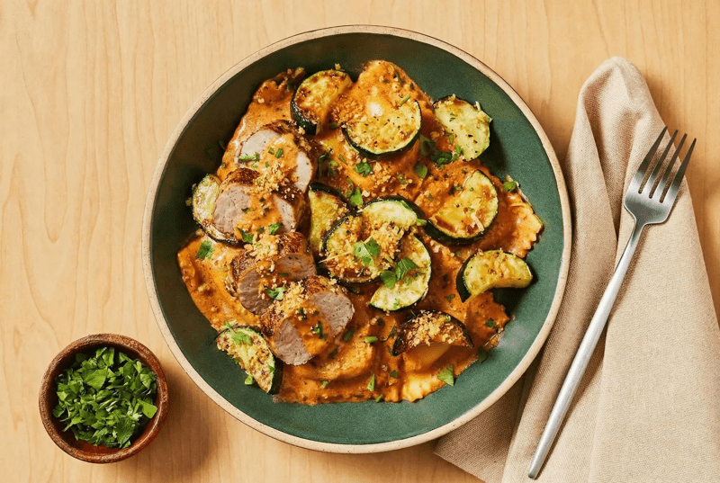 Lamb Chop & Ricotta Tomato Ravioli 