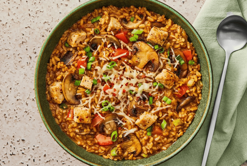 Sun-Dried Tomato & Chicken Risotto