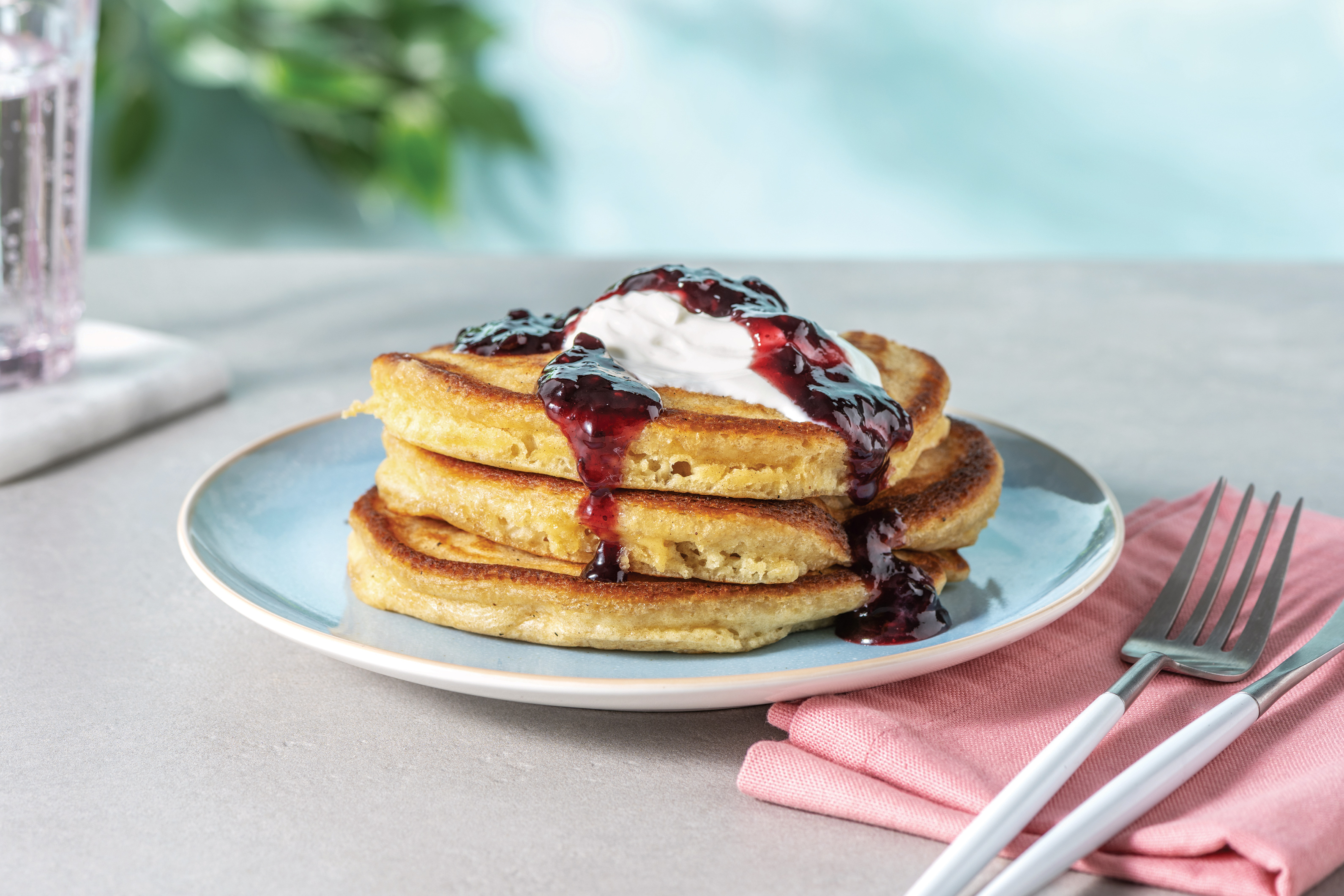 White Chocolate Chip Pancakes