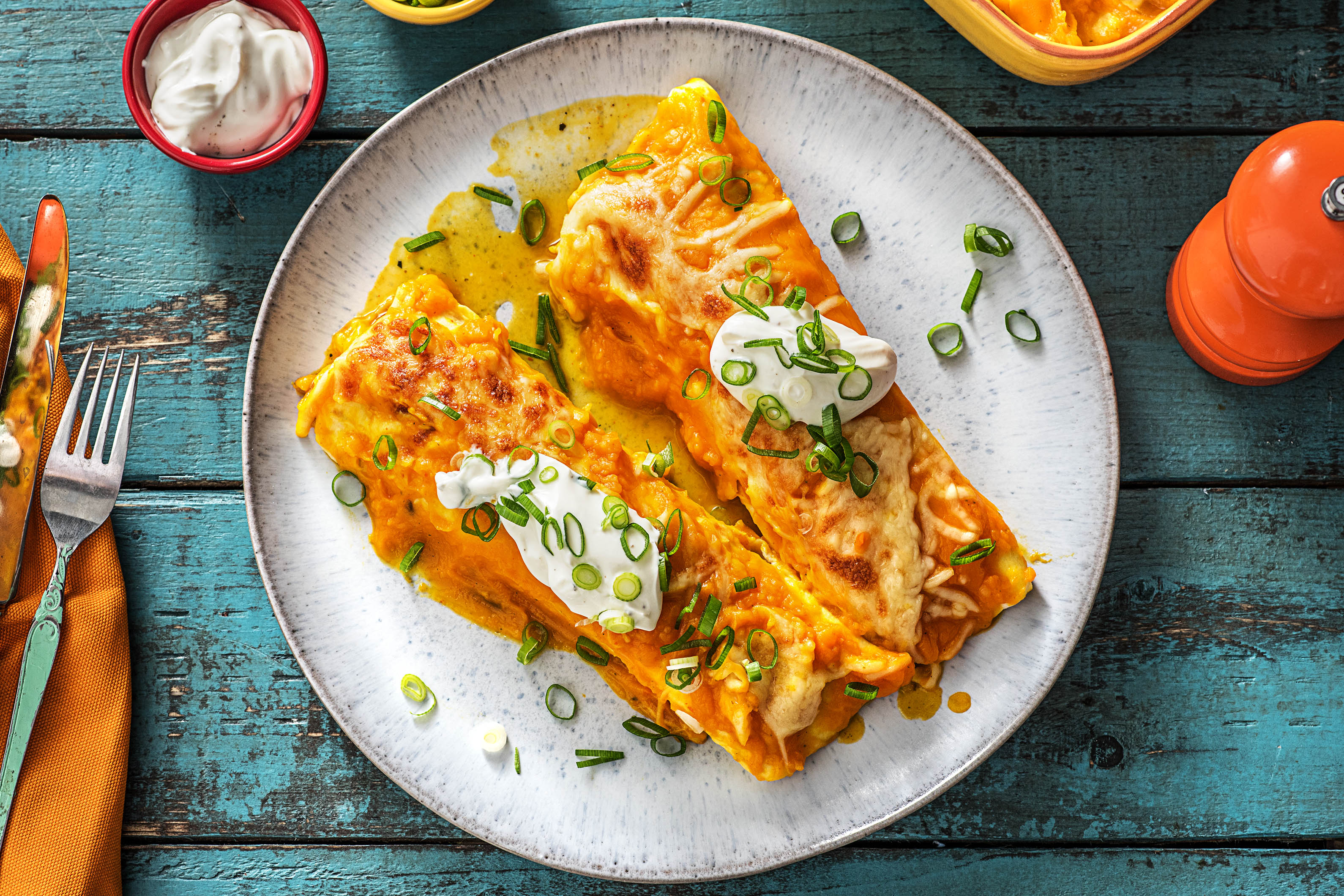 Winterliche Enchiladas