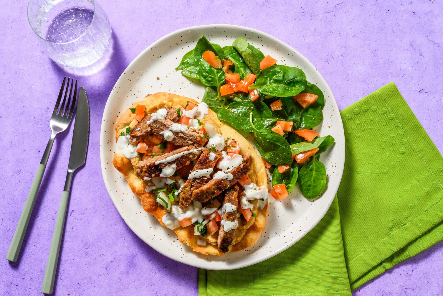 Shawarma-Style Turkey Wraps