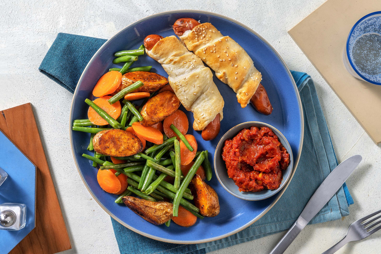 Würstchen im Schlafrock