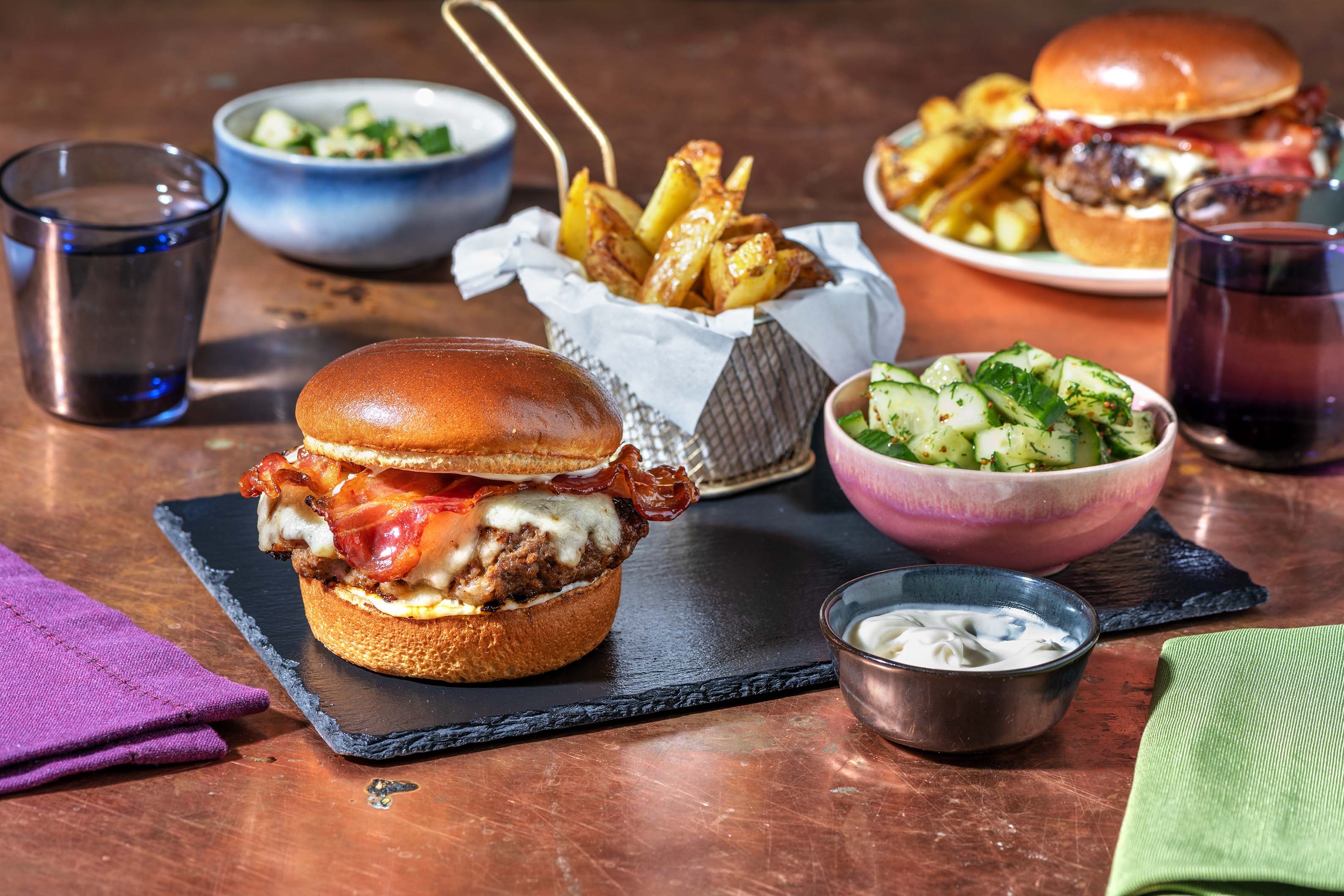 XL Honey Bacon Cheeseburger