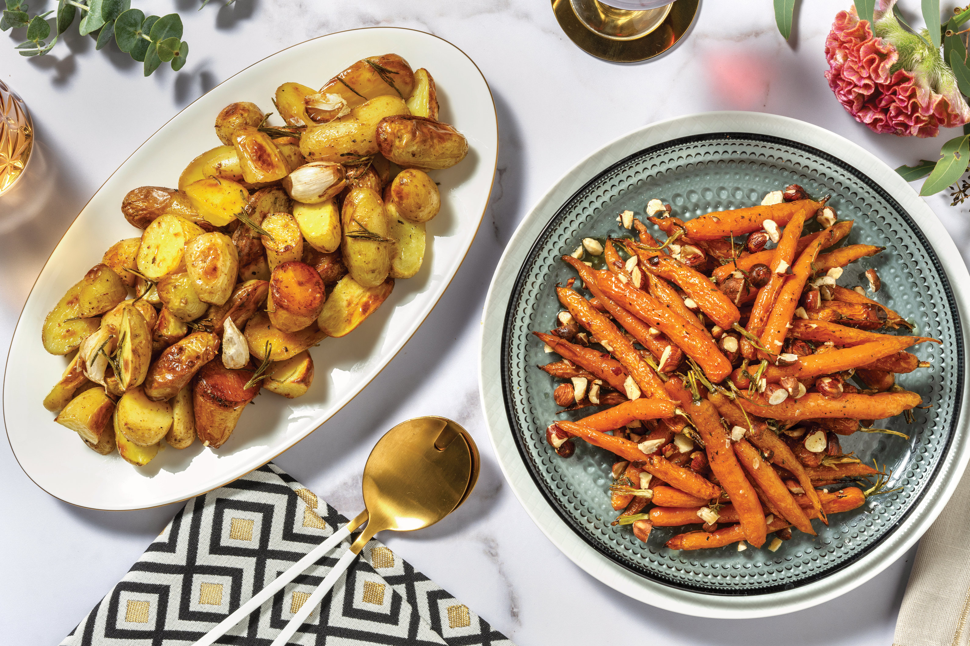 Garlic & Rosemary Roast Potatoes