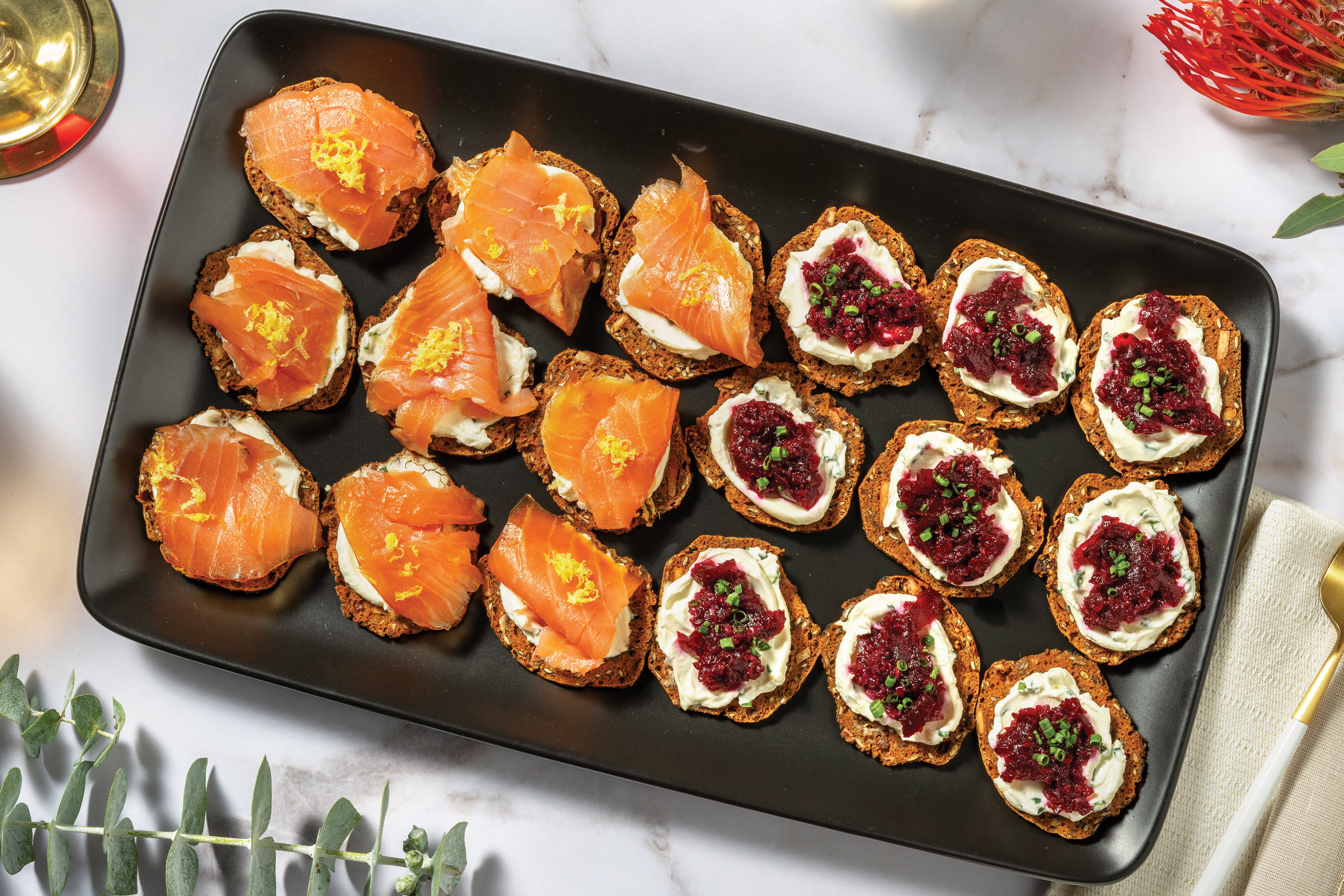 Christmas Crispbreads Two Ways