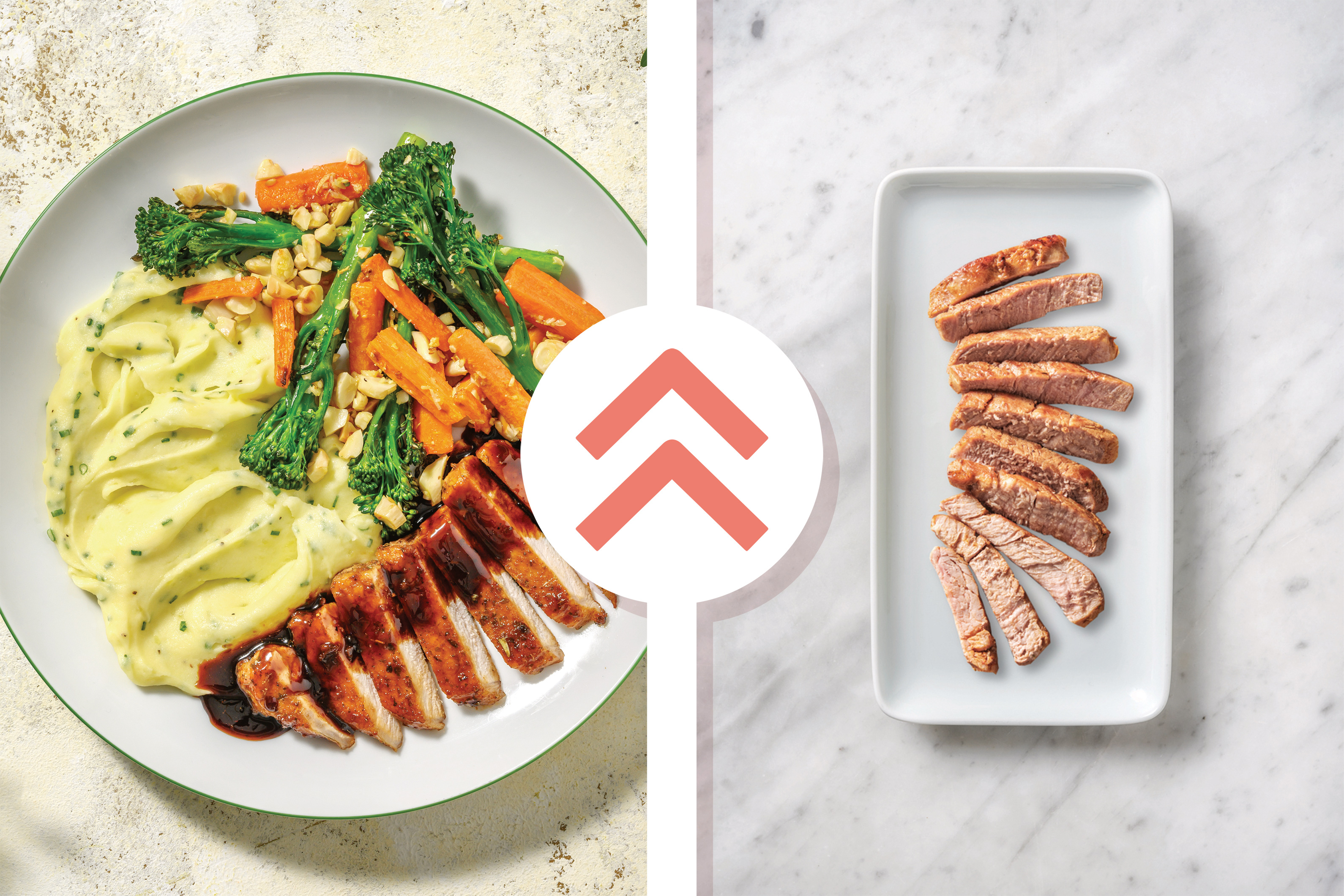 Orange-Cherry Glazed Chicken Steak