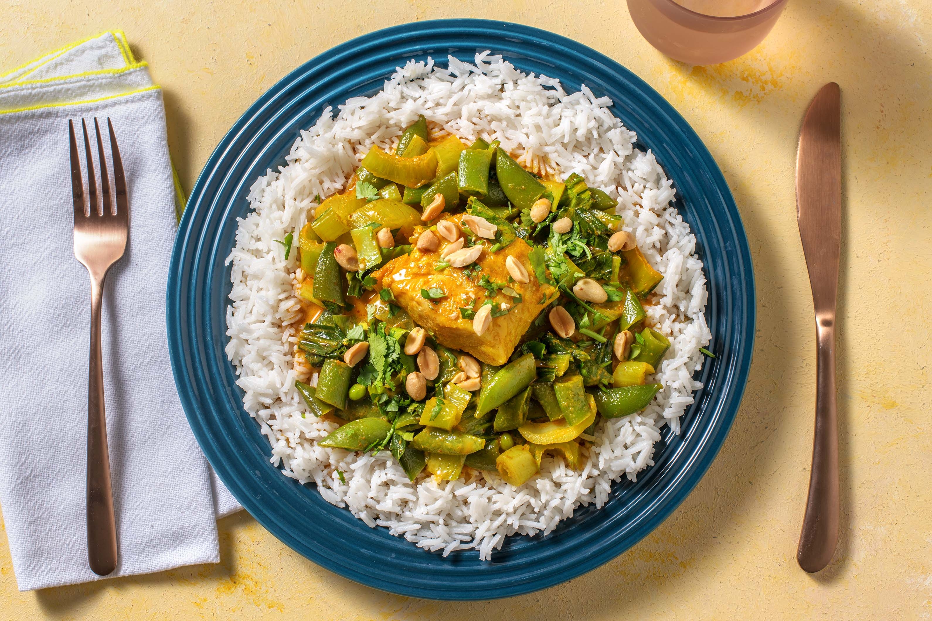 Yellow Cod Thai Curry