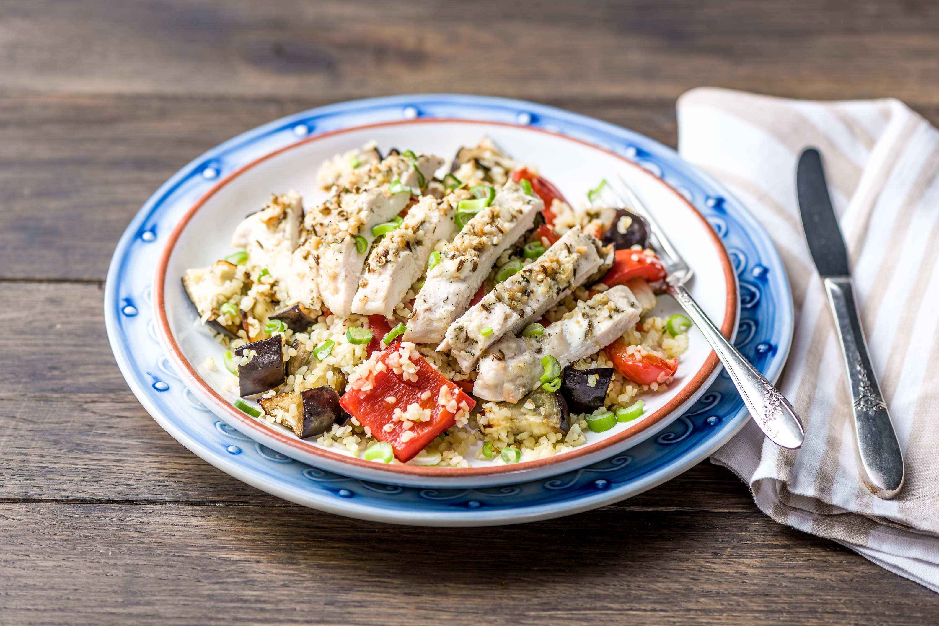 Yoghurt and Dukkah Crusted Chicken