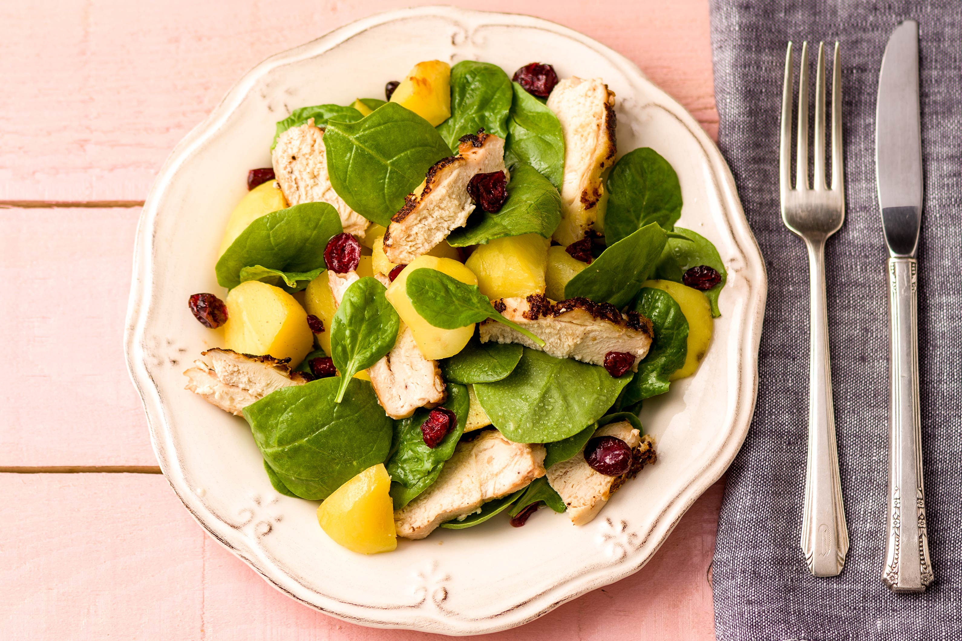 Zarte Pouletstreifen