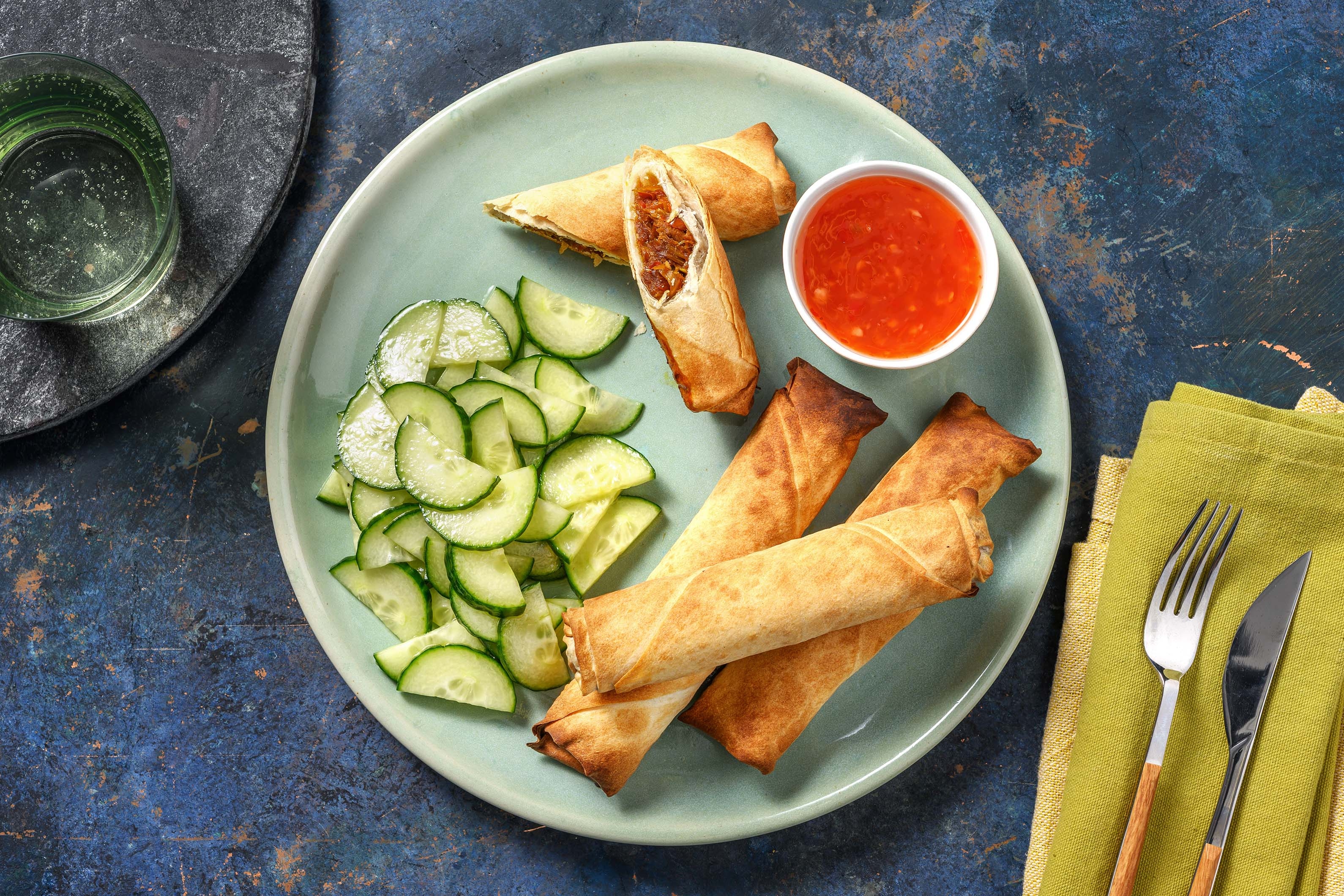 Lumpias maison au poulet