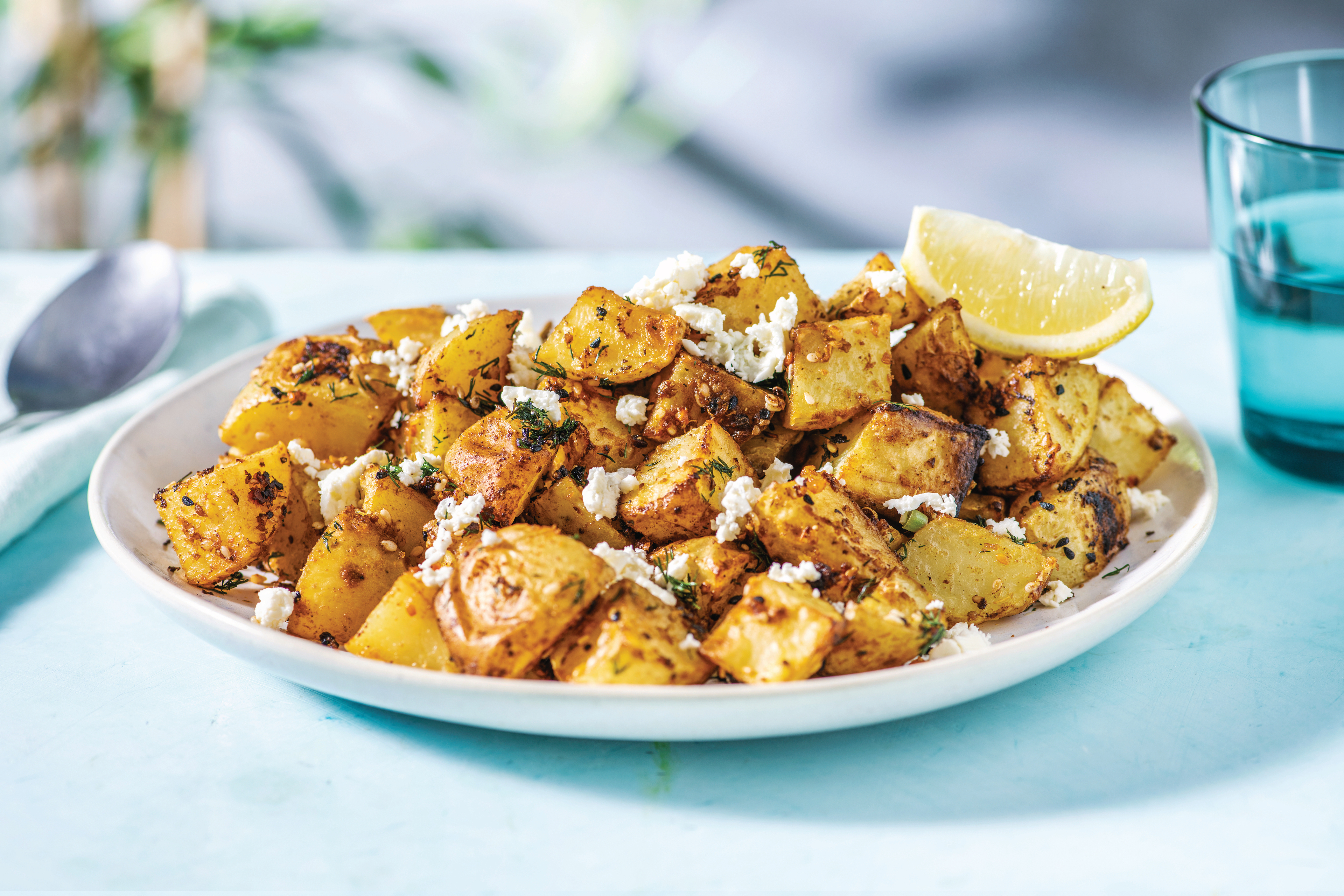 Zesty Roasted Dukkah Potatoes