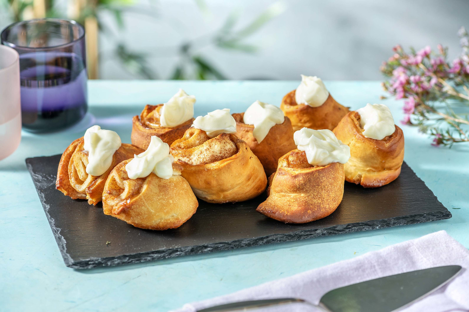 Zimtschnecken mit Cheesecake-Frosting