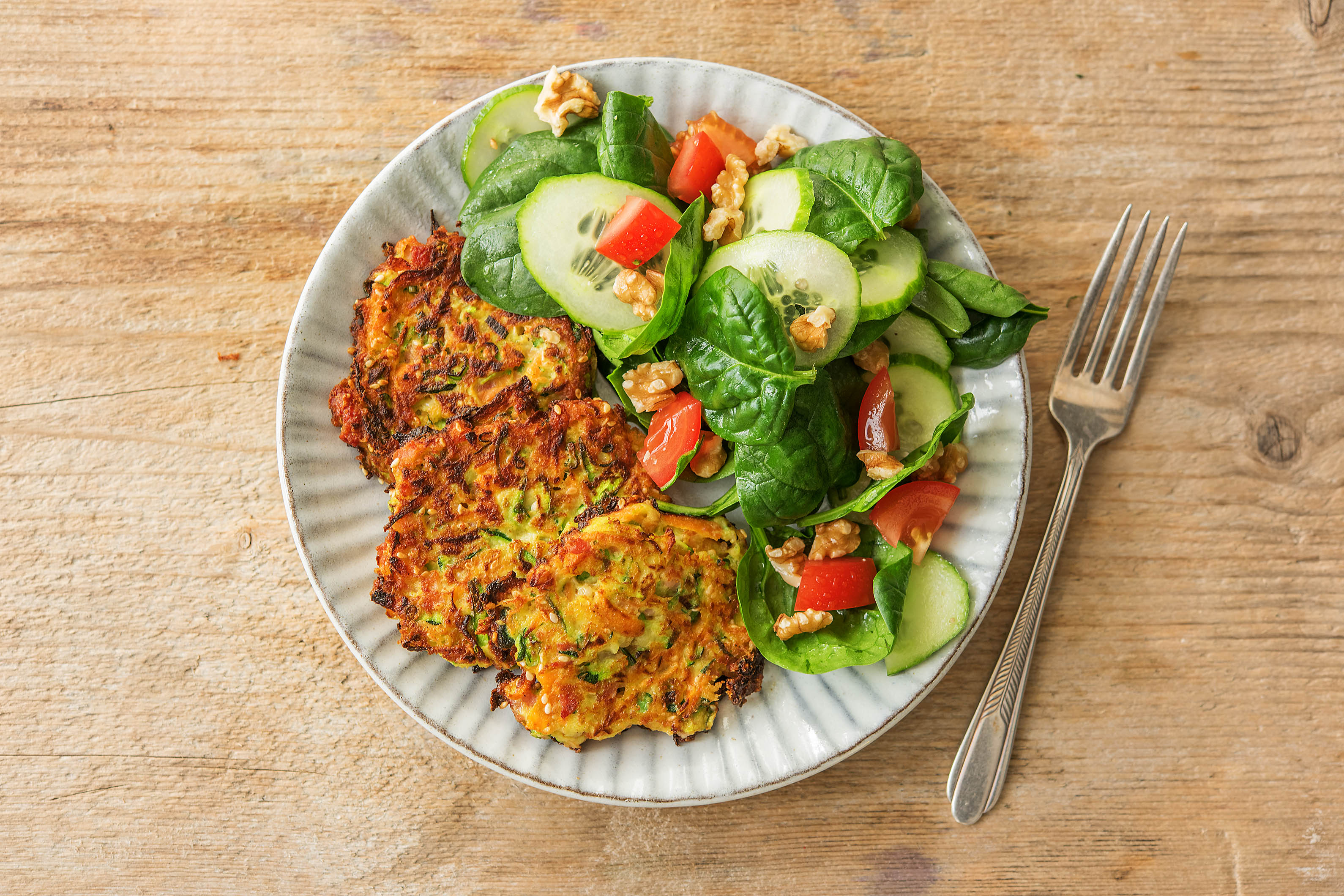 Zucchini & Bacon Fritters