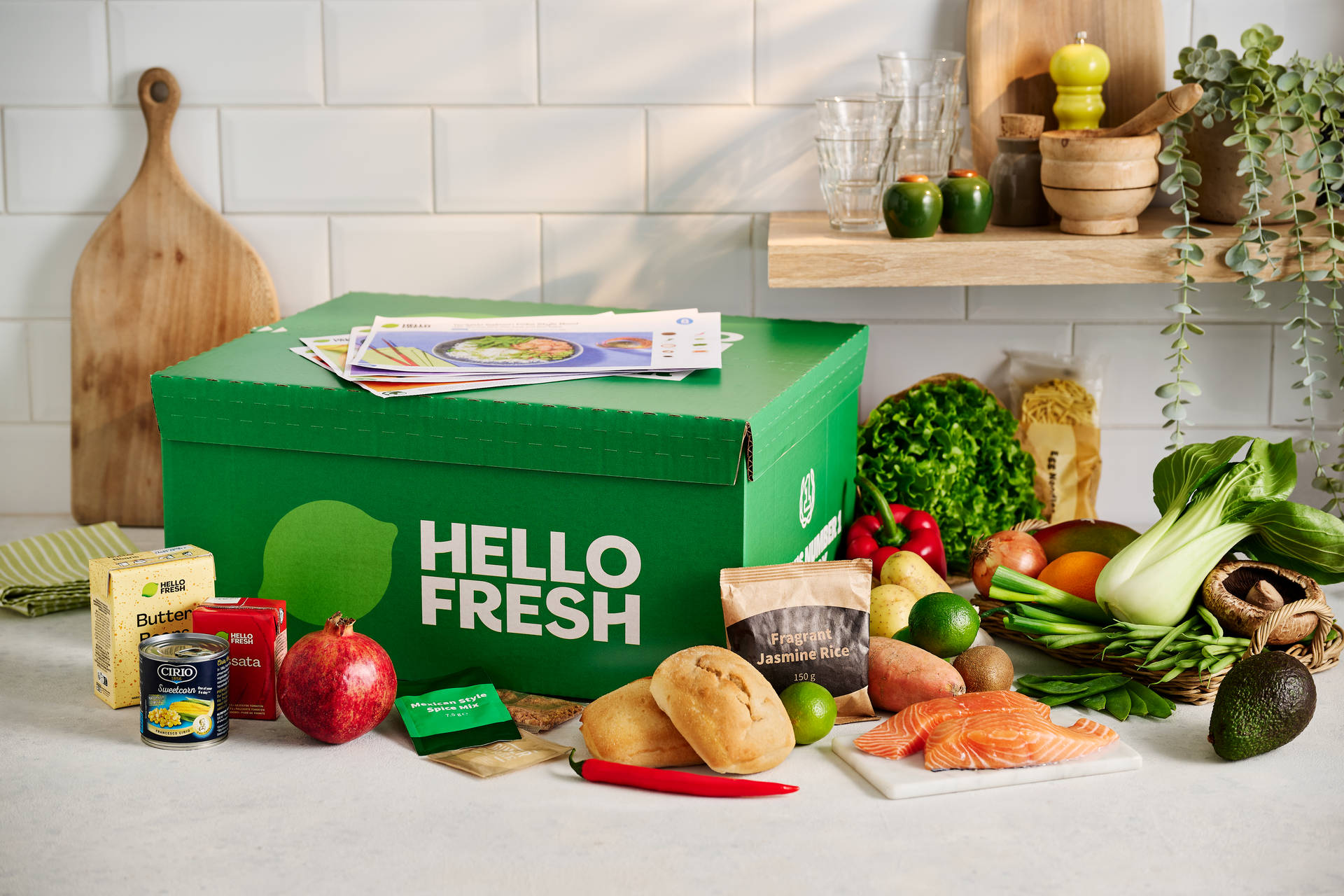 Placeholder photograph, a HelloFresh UK campaign asset served from your own CDN