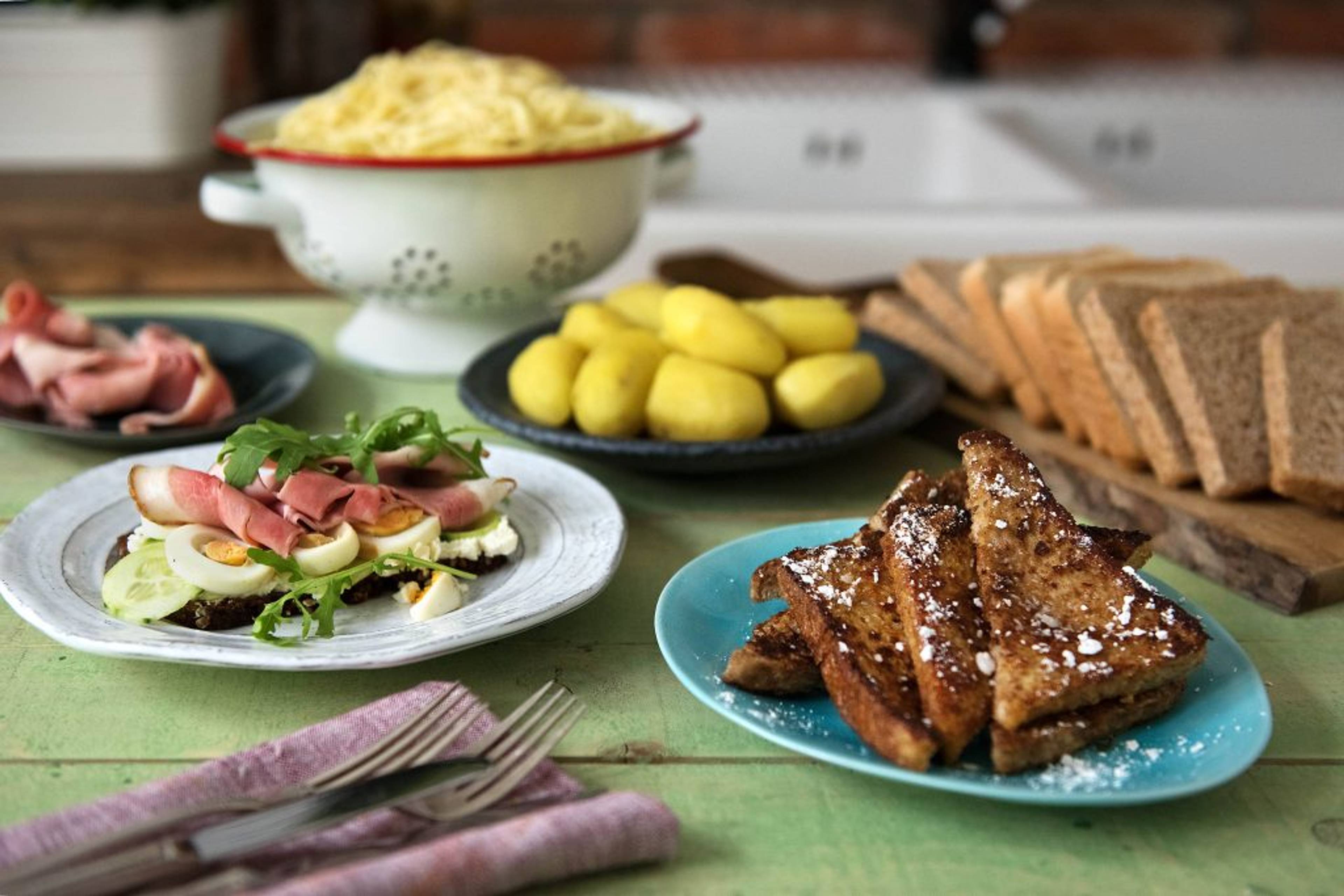 Resteverwertung: Nudeln, Kartoffeln und Brot