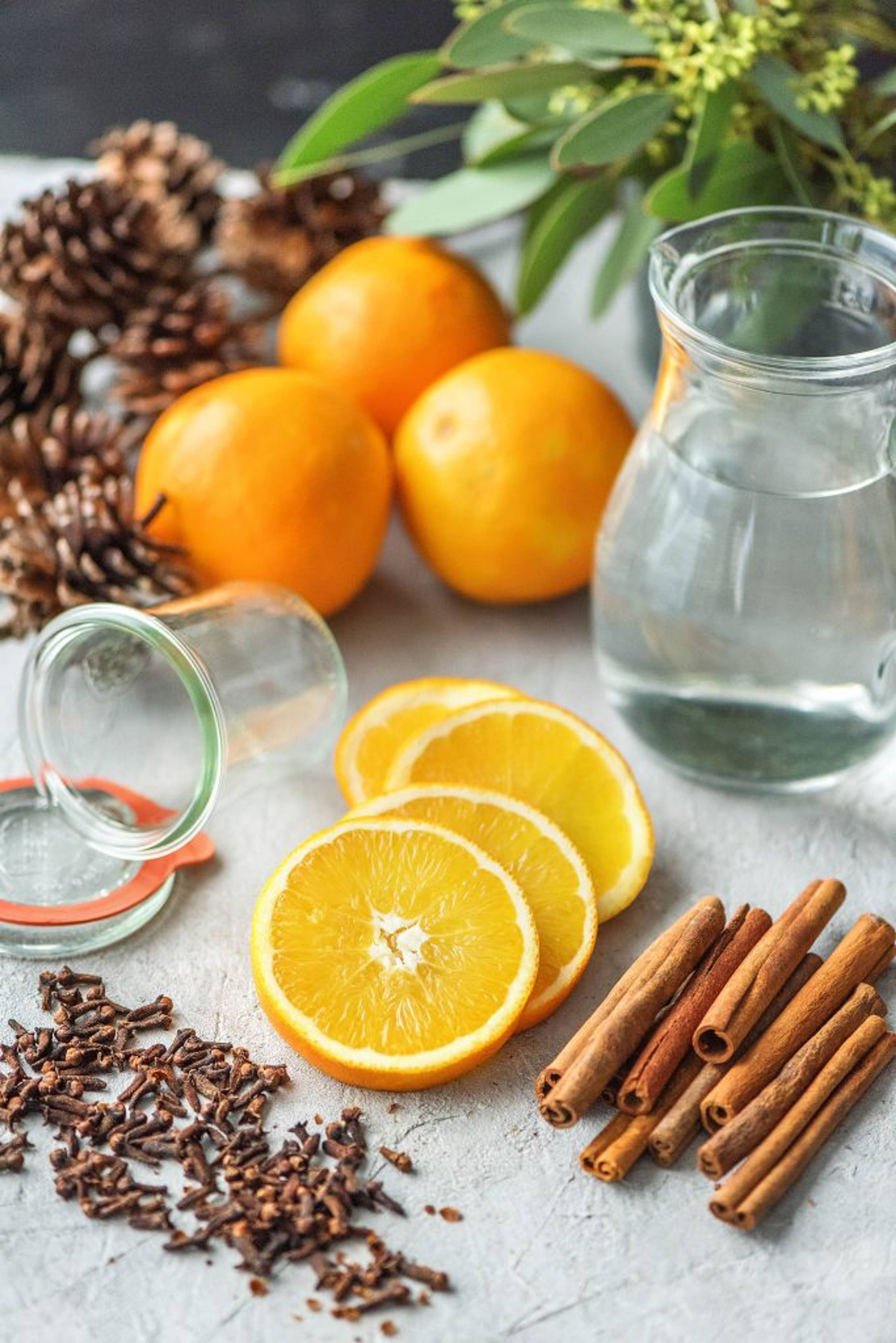 Weihnachtsduft selber machen: Orangen, Zimt, Nelken
