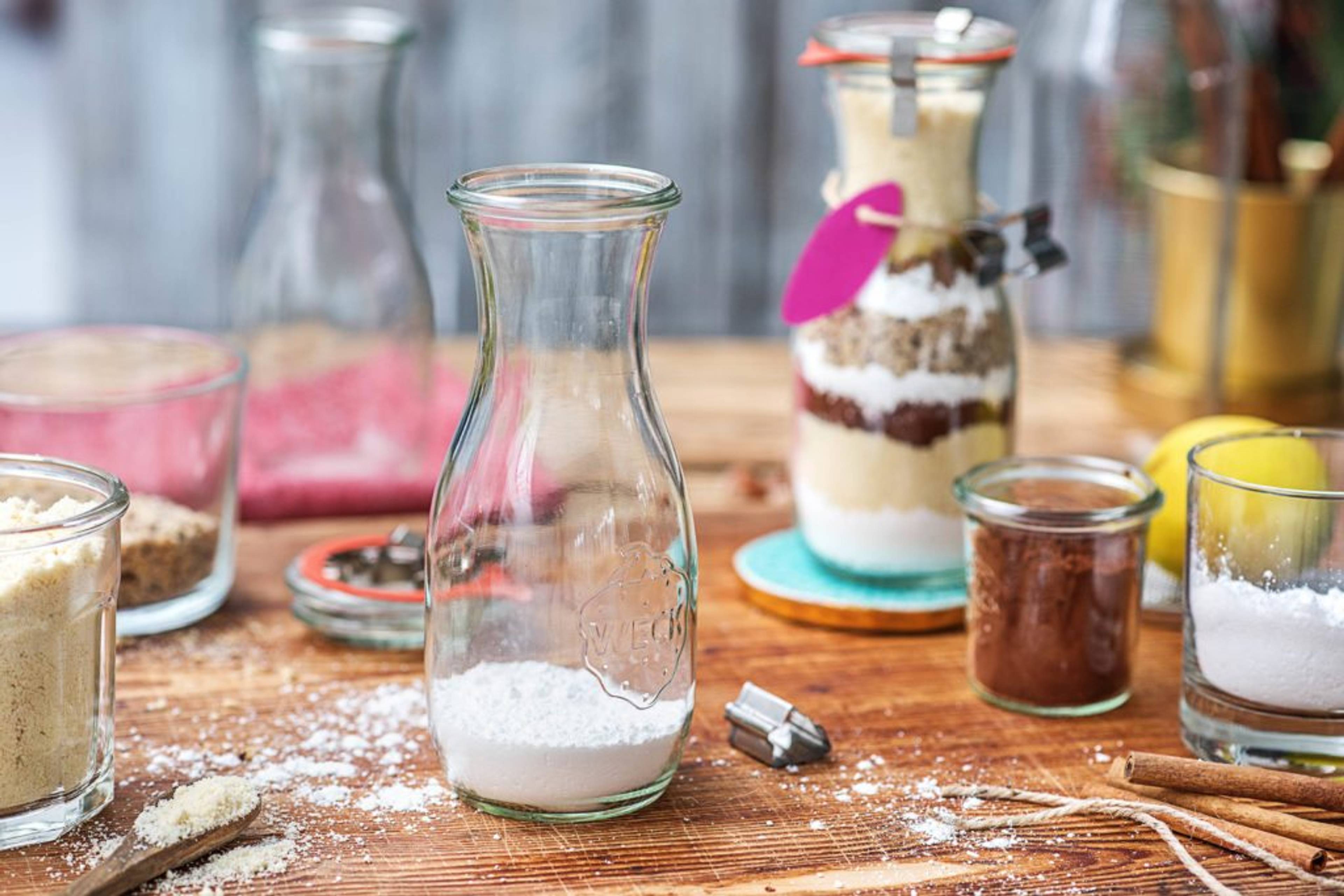Weihnachtsgeschenke selber machen: Backmischung im Glas