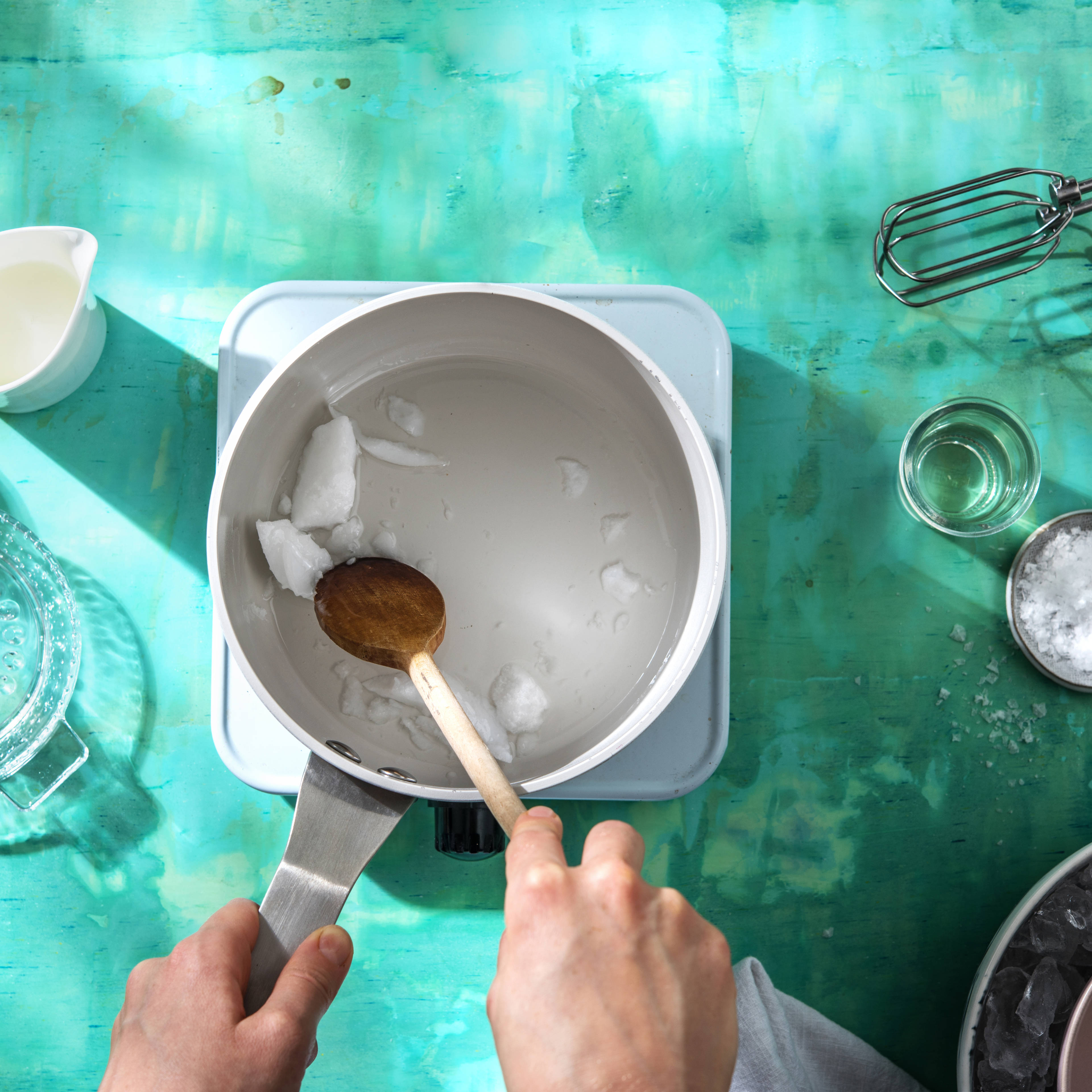 Mixing ingredients