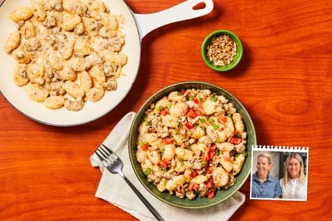 One-Pan Creamy Cheeseburger Gnocchi