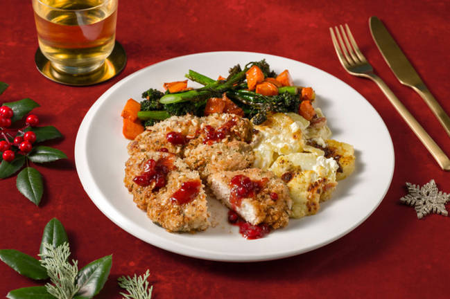 Hazelnut Crusted Turkey and Cranberry Sauce