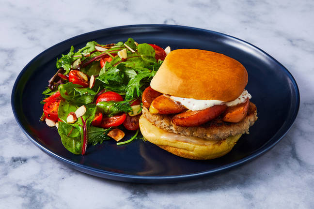 Pork and Caramelized Apple Burgers