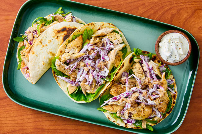 SuperQuick Dill Pickle Chicken Wraps