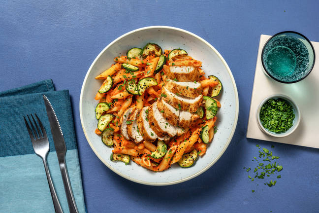 Schawarma Chicken Pasta mit Schwarzkümmel