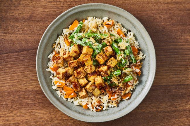 Cranberry-Mustard Glazed Tofu