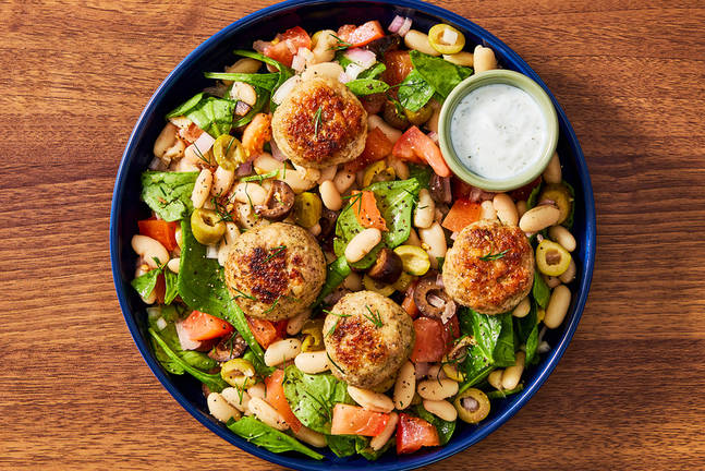 Mediterranean-Inspired Chicken Meatballs