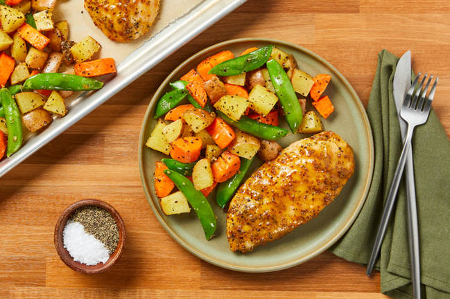 Sheet Pan Apricot-Glazed Chicken 