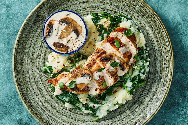 Mushroom-Smothered Chicken