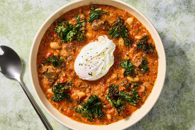 Eggplant and Roasted Red Pepper Soup