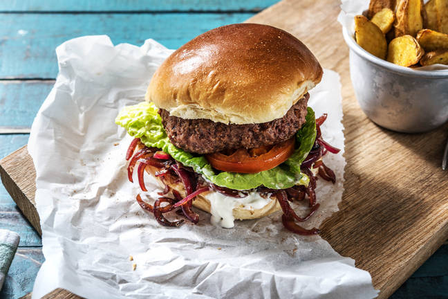 Marokkanischer Rindfleisch-Burger