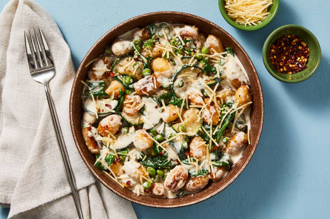 Gnocchis poêlés au parmesan