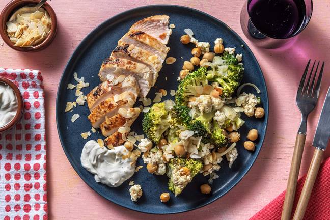 Hähnchenbrustfilet mit Kichererbsen