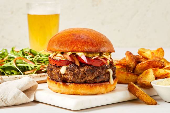 Mozzarella-Stuffed Little Italy Burgers