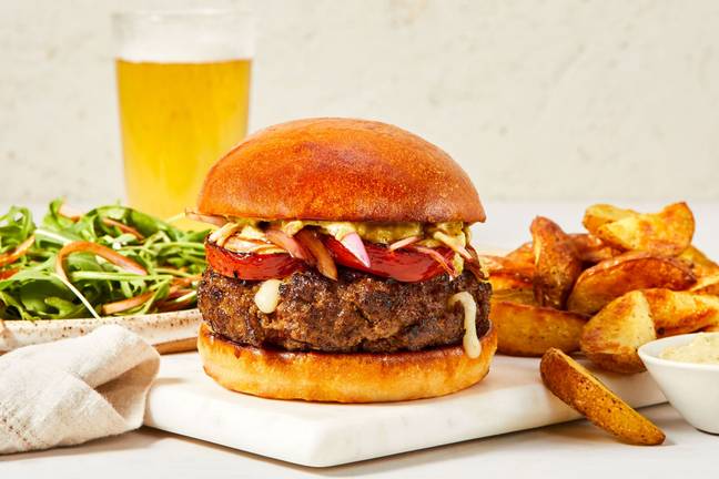 Mozzarella-Stuffed Little Italy Burgers