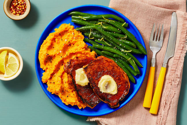 Honey-Butter BBQ Pork Cutlets