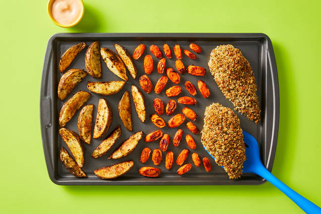 Sheet Pan Monterey Jack Un-Fried Chicken