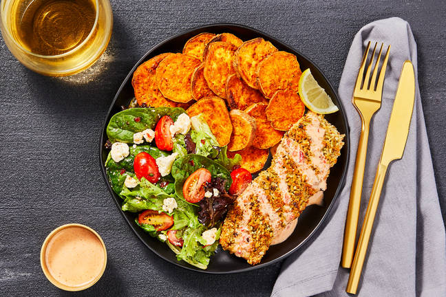 Pepita-Crusted Salmon