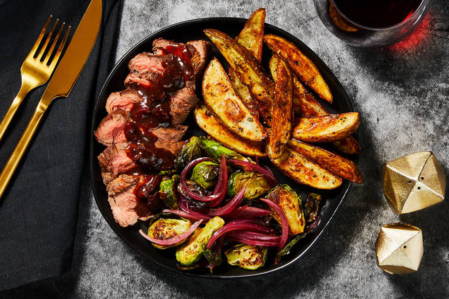 Cherry Balsamic Bavette Steak