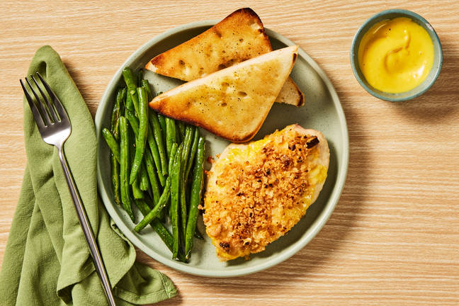 Sheet Pan Dijon Onion Crunch Chicken