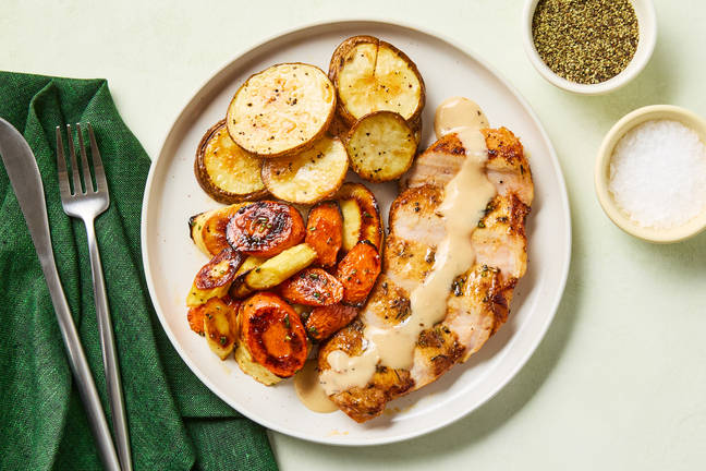 Herbed Pork Chops & Gravy